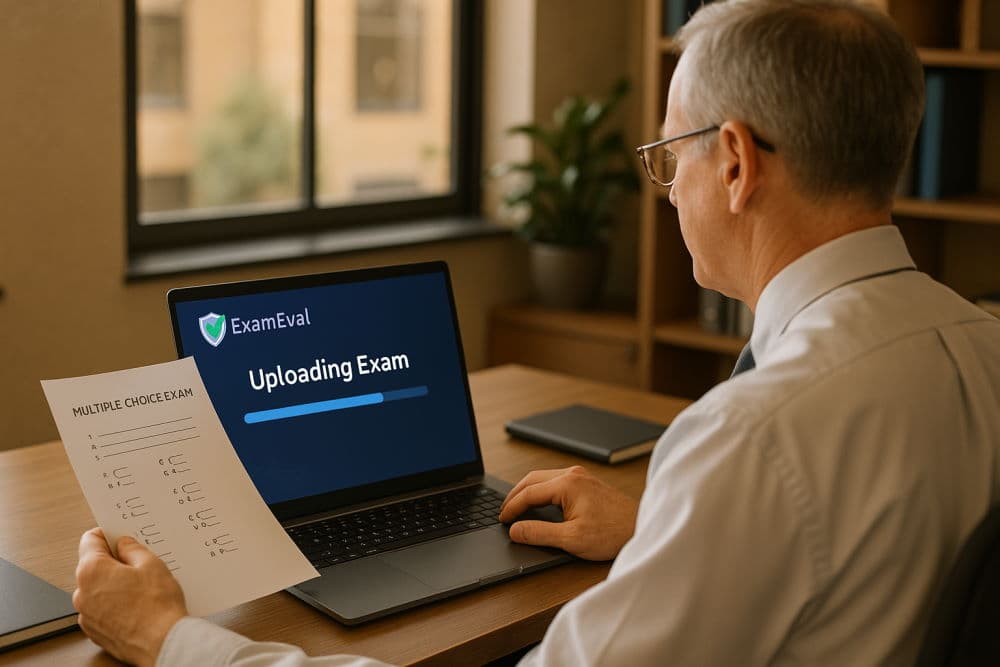 Uploading Exam Screenshot